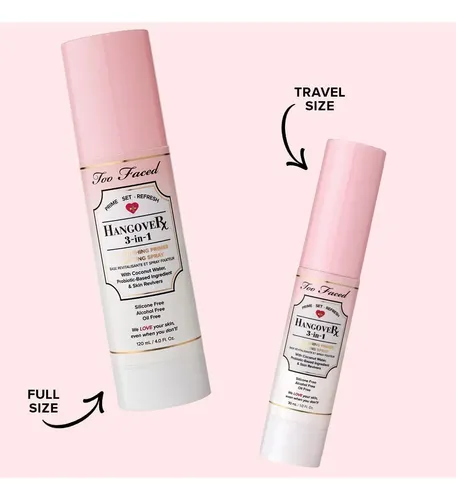 Primer Y Fijador En Aerosol Too Faced Hangover 3 En 1, 30 Ml