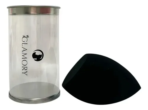 Beauty Sponge Aplicadora De Maquillaje Base Polvo Glamory Color Negro Tamaño De La Esponja Grande