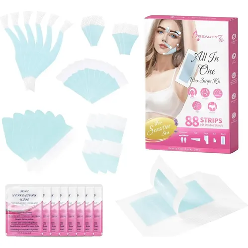 Ceras Para Cejas Beauty7 – 88 Piezas Cera Corporal Y Facial