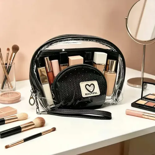 Neceser Porta Cosméticos Luvina Bolso Maquillaje Mujer Rosa 1 Luv Lyh-014