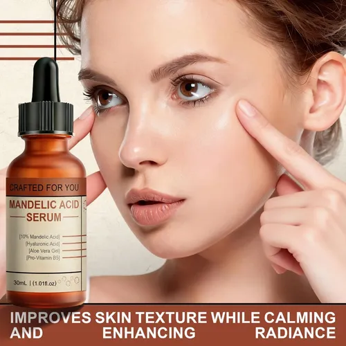 C Sérum Facial De Ácido Mandélico Para Exfoliación Y Piel