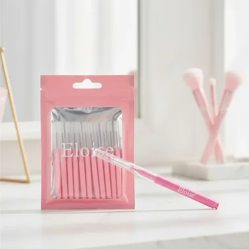 12 Mini Cepillos P/ Laminado De Ceja Pestaña Higiene Dental