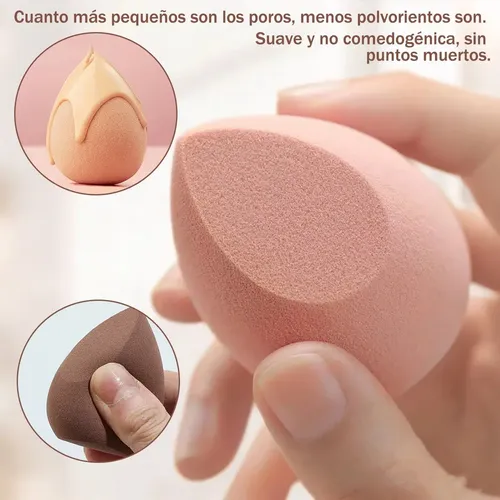 Esponjas De Maquillaje En Polvo 14 Piezas Beauty Blender Con