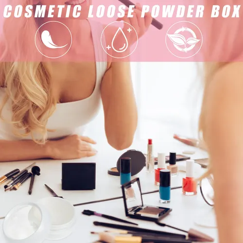 Caja De Talco En Polvo Para Maquillaje, Caja De Polvo Suelto