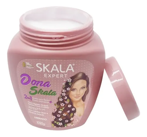 Mascara Crema Skala Dona 2 En 1 Crema Peinar Vegana X 2 U
