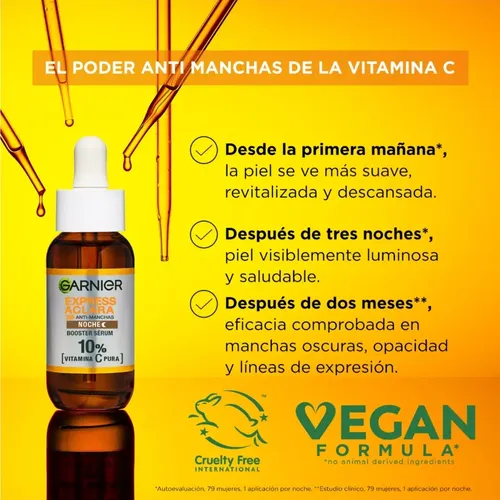 Sérum Noche 10% Vitamina C Pura Garnier 30ml