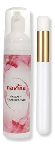Lash Shampoo Navina Espuma Para Pestaña Mas Brocha Limpiador
