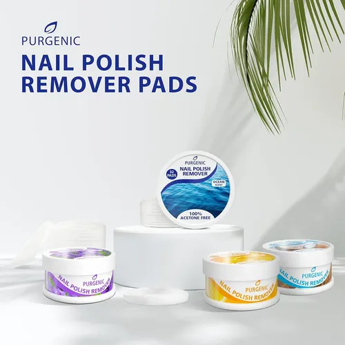 Toallitas Removedoras Esmalte Purgenic 128 Unidades