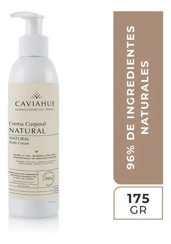 Crema Hidratante Corporal Natural X 175g