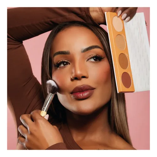 Paleta Contorno En Polvo Compacto Bronzer Nathacha Nina