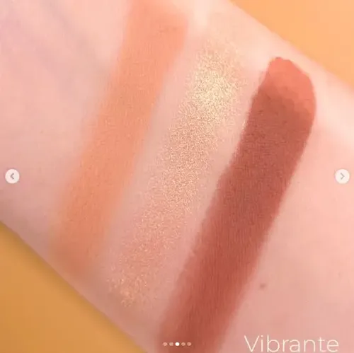 Trio Sombras Matte Metalizada Vibrante Viver Ruby Rose