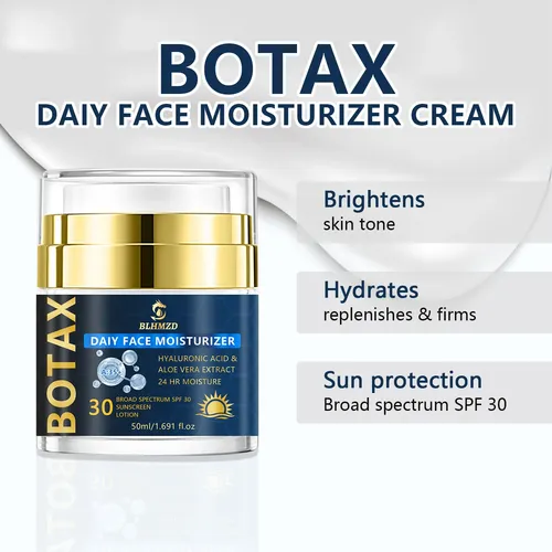 Hidratante Con Aloe Y Ácido Hialurónico Botax 50ml Spf30
