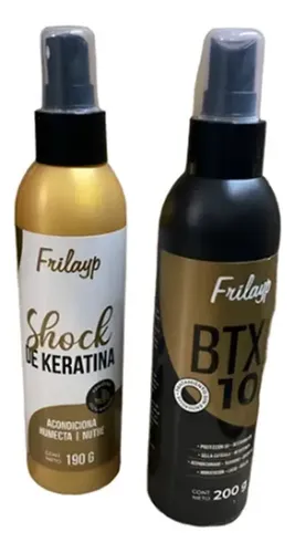 Spray Frilayp Btx Extreme 10 X200g + Shock De Keratina X190