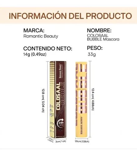 Rímel Máscara De Pestañas Waterproof Alargadora