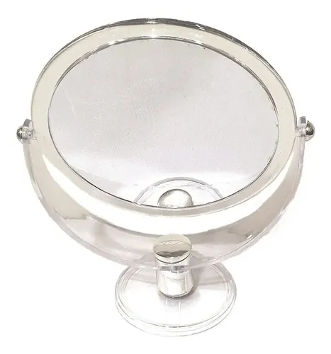 Espejo Doble 21cm Aumento X 2 Acrílico Pack X 10 Unidades