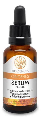 Sérum Facial Bioesencia Orígenes Ácido Hialurónico Vitamina C 30ml Antiedad