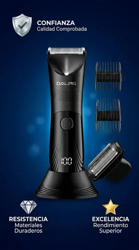 Corta Pelo Corporal Hombre Afeitadora Inalambrica Recargable