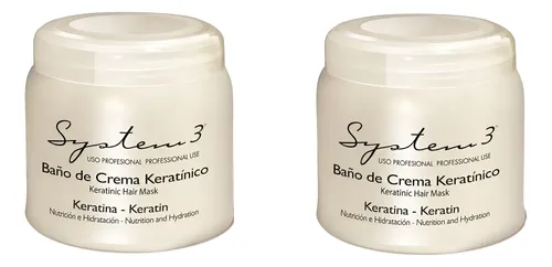 Promo Kit X 2 Baño De Crema Keratinico X 250g System 3