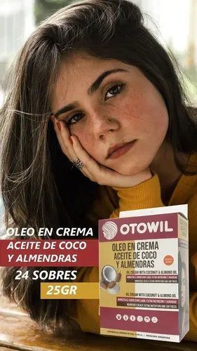 Máscara Capilar Óleo En Crema Aceite De Coco Y Almendra