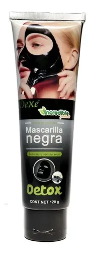 Mascarilla facial para piel normal Dexe Mascarillas Black Mask 120g y 120mL