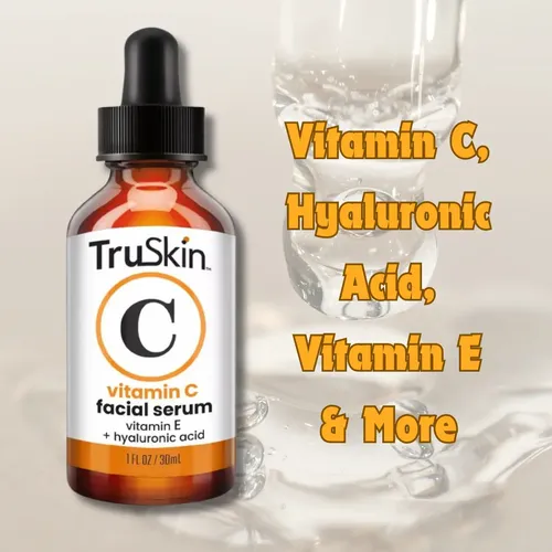 Sérum de Vitamina C Truskin Naturals para el Rostro con Ácido Hialurónico, 30 mL