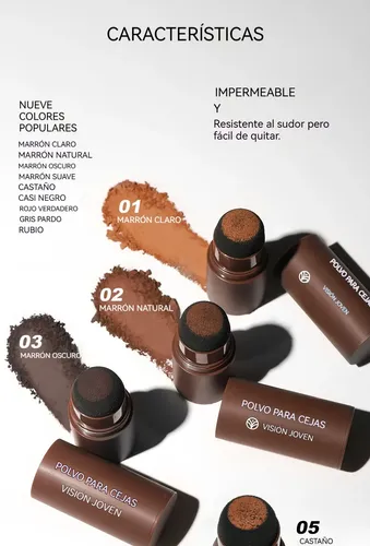 Sombra En Polvo Para Cejas Y Contorno Facial