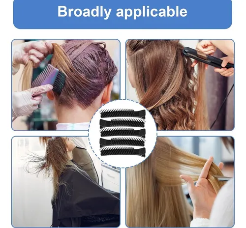 5 Clips De Agarre Antideslizantes Rjlcth Para Cabello Negro