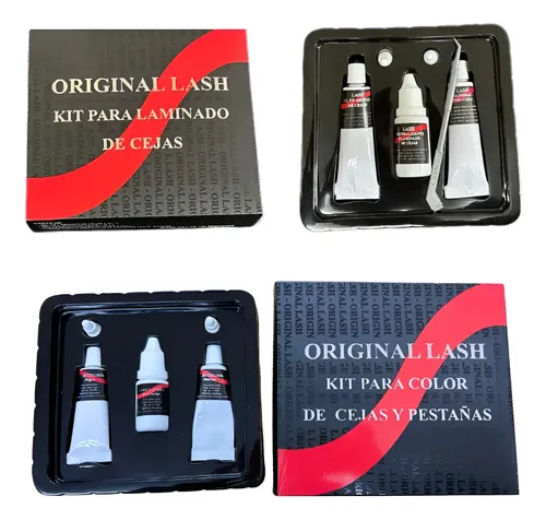 Kit Color/tintura + Kit Laminado De Cejas Original Lash
