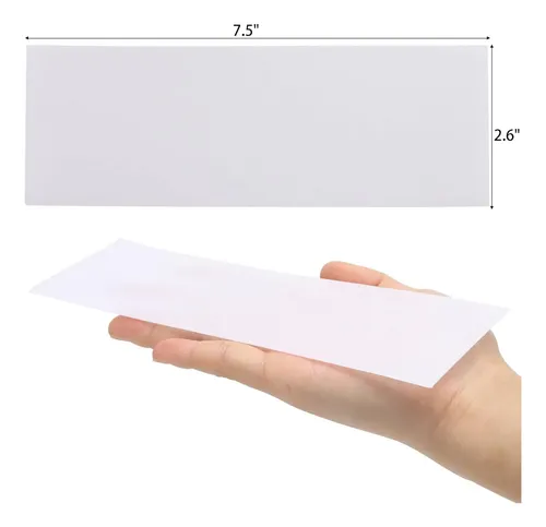 200 Piezas Grandes Tiras De Cera No Tejidas 7.5 X 2.6 Pulgad