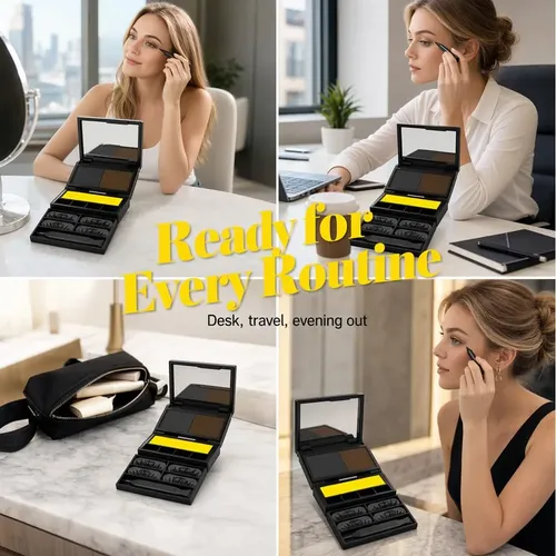 Eyeliner & Bottom Lash Stamp Kit (1 Pcs)