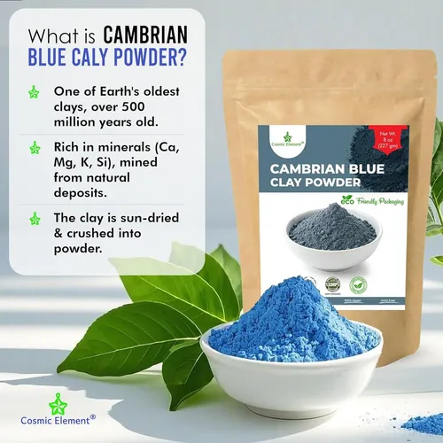 Polvo De Arcilla Azul Cambriana 120g Cosmic Element