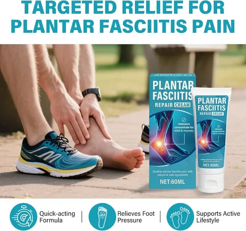 Crema For Fascitis Plantar, Fórmula Suave Y Natural