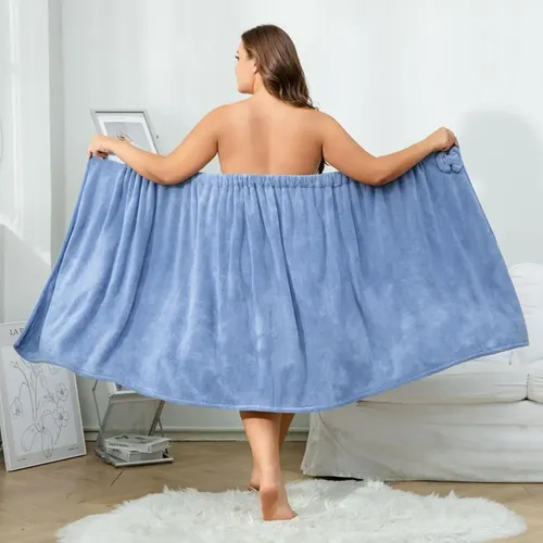 Conjunto De Falda De Baño Y Gorro De Ducha Para Señora Plus