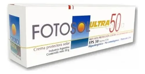Fotosol Ultra Protector Solar Fps50 Fp Uva21 Crema 50g