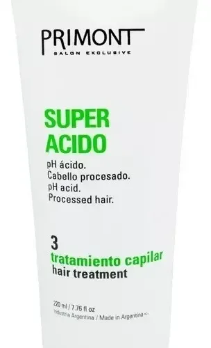 Primont Super Acido Máscara Capilar Pelo Teñido Chico