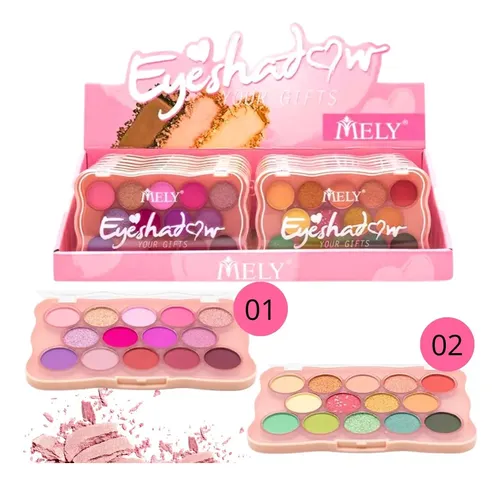 Paleta De Sombras Para Ojos 14 Colores Makeup Mely Eyeshadow