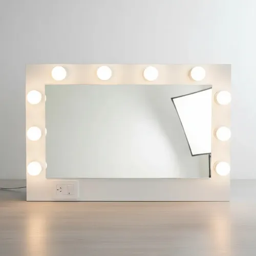 Espejo De Maquillaje Estilo Hollywood!! Muebles J.a.s.