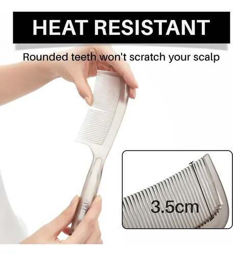 Peine Desenredante Rhos De Dientes Anchos Para Cabello