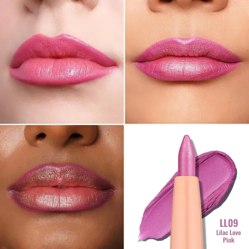 Lápiz Labial Delineador Impermeable Oulac Ll09 Lilac Love