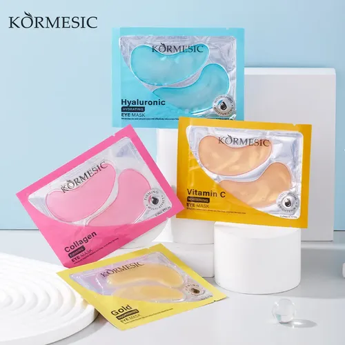 W Juego De 10 Mascarillas Vc Para Ojos Humectantes E W,