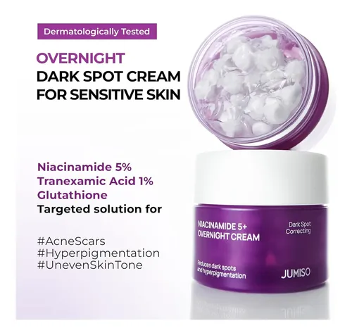Jumiso Niacinamide 5+ Overnight Crema Reducir Manchas Oscura