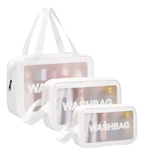 Neceser De Viaje Porta Cosméticos Maquillaje Estuche Pvc