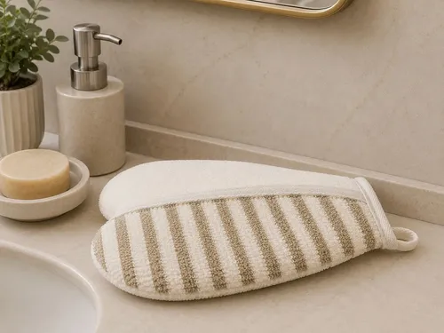 Manopla Exfoliante Super Para Baño Corporal Zeva
