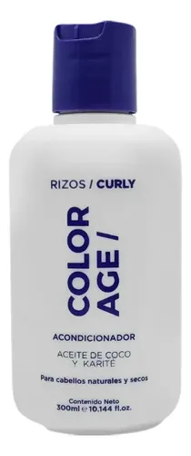 Pack Shampoo y Acondicionador Color Age Rizos con Coco y Karité 600 ml