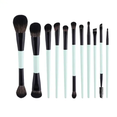 11pcs Makeup Brush Set, Foundation Eyeshadow Blush Powder