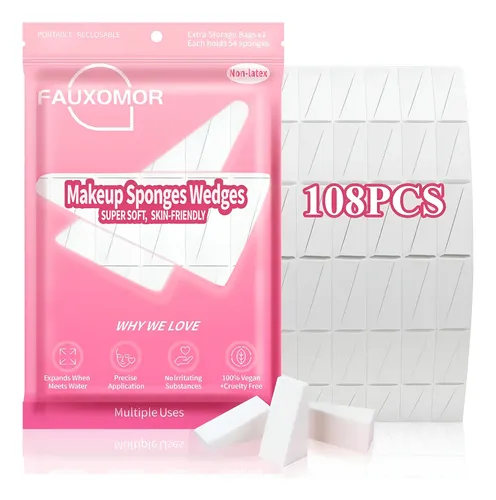 108 Pcs New Makeup Sponges Wedges For Face Foundation, La…