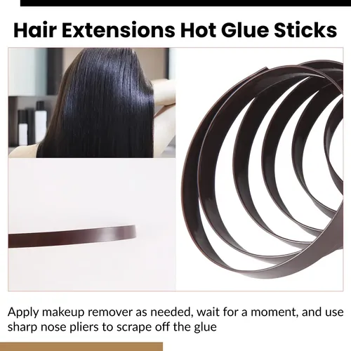 Pegamento Caliente Para Extensiones De Cabello Castaño E7, P