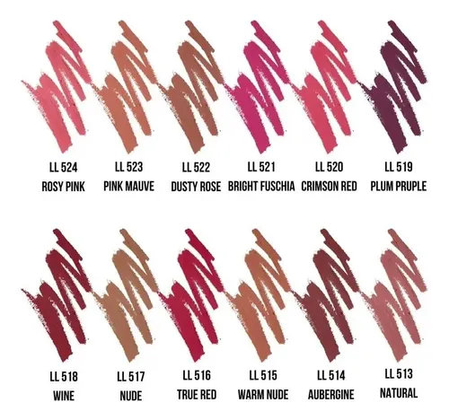 Lápiz Delineador De Labios Retráctil Kokie Nude 0.012 Oz