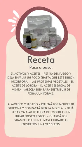 Combo Fabricacion Shampoo Solido Economico