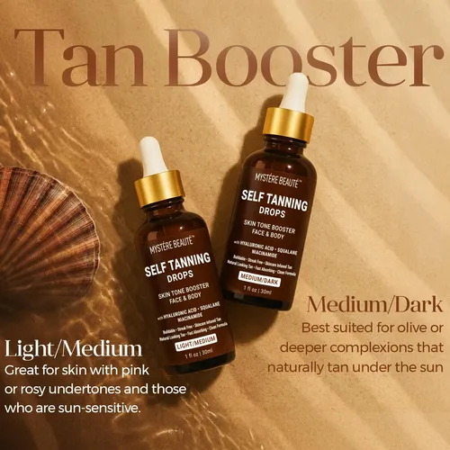 Gotas Autobronceadoras Mystére Beauté Hidratantes Ligeras/me